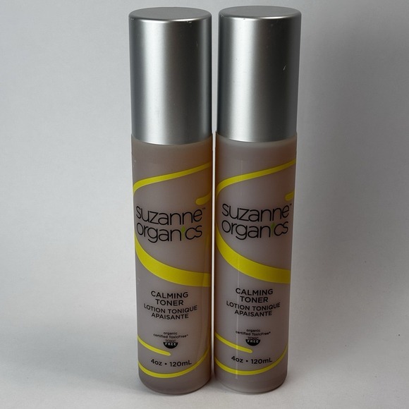 Suzanne Somers Other - (2)‎ SUZANNE ORGANICS Calming Toner 4 FL OZ ~ FULL SIZE, Brand New